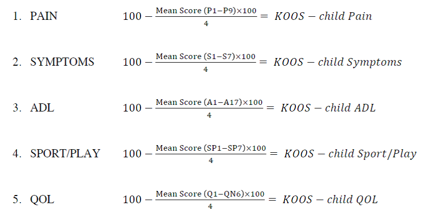 KOOS Child calc.png