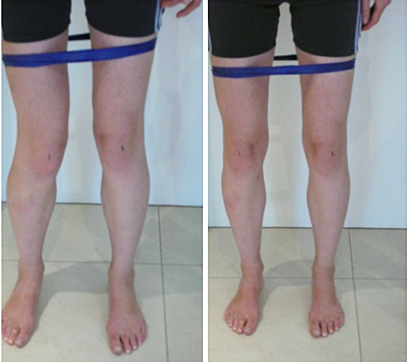 File:External hip rotation in standing - Claire's own image.jpg
