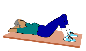 Abdominal curl-CDC strength training for older adults.gif