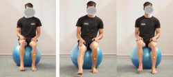 Lower extremities exercises in partial weight bearing and proper alignment