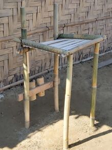 Standing frame with Bamboo, wood and roof.jpg