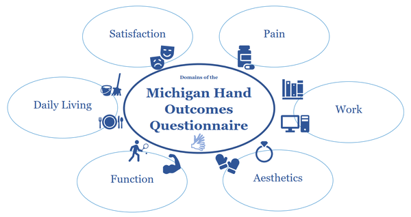 Figure 1: Domains of Michigan Hand Outcomes Questionnaire