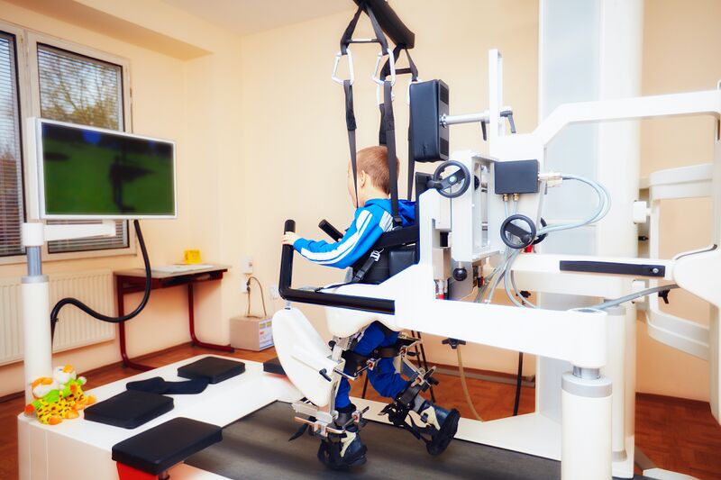 File:Bigstock Image - SCI Walking on Treadmill Using Robotics - ID 157242317.jpg