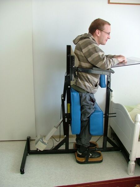 File:Patient in a Standing Frame.jpg