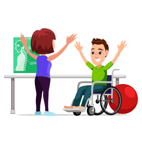 File:Physiotherapist working with wheelchair user.png