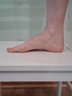 Chair Ankle Rocker - Starting position